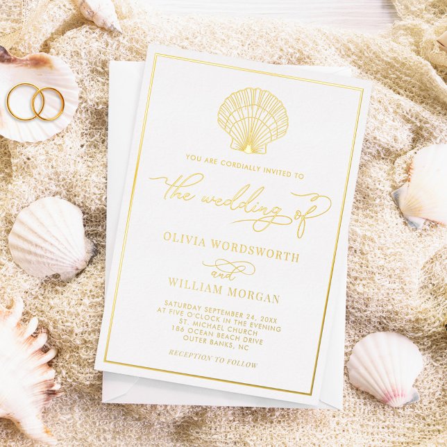 Invitación al Relieve metalizado de bodas elegante (Subido por el creador)