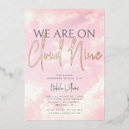 Invitación al Relieve metalizado de Cloud Nueve Nu