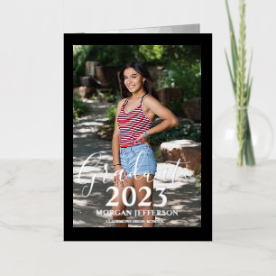 Invitación al Relieve metalizado de fotografía de 