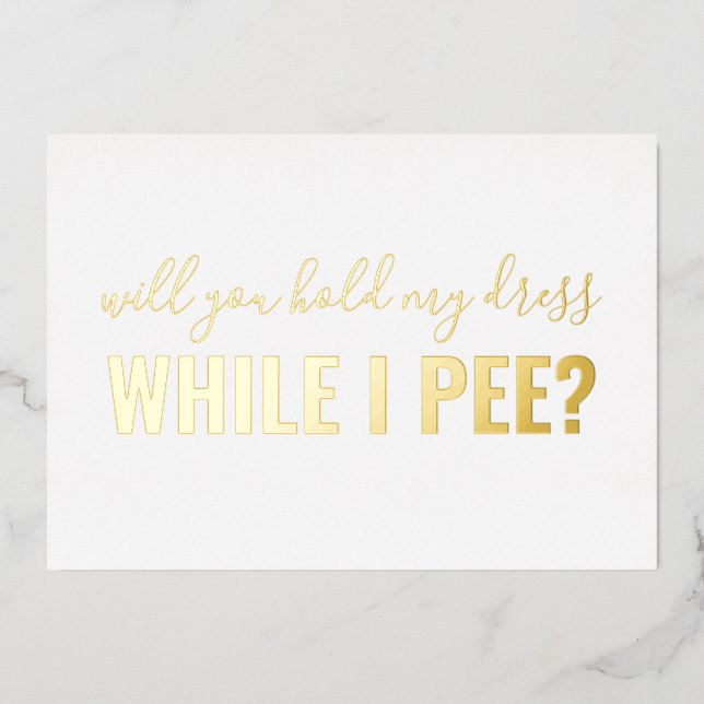 Invitación al Relieve metalizado de fotos divertid (Anverso)