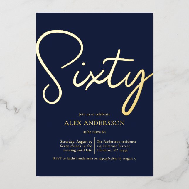 Invitación al Relieve metalizado de la fiesta de c (Anverso)