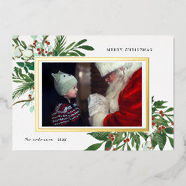 invitación al Relieve metalizado de vacaciones flo