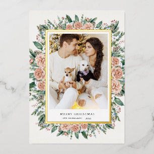 invitación al Relieve metalizado de vacaciones flo