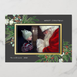 invitación al Relieve metalizado de vacaciones flo