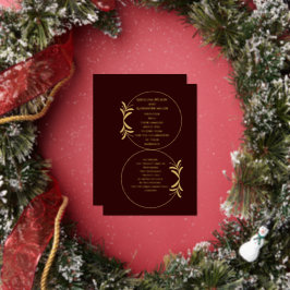 Invitación al Relieve metalizado del boda Royal De