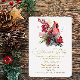 Invitación al Relieve metalizado del Fiesta Navida