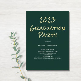 Invitación al Relieve metalizado del Partido Verde