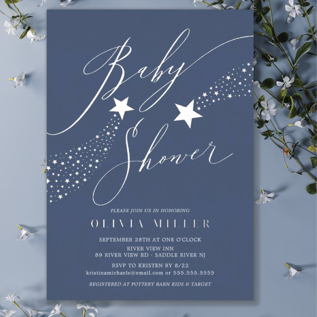 Invitación al Relieve metalizado Estrella Azul (Subido por el creador)