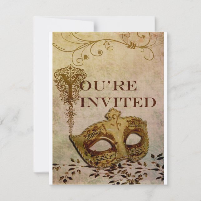 Invitación al renacimiento Sepia (Anverso)