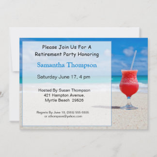 Invitación al retiro de playa