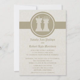 Invitación al Rey del ajedrez y a la boda de la re