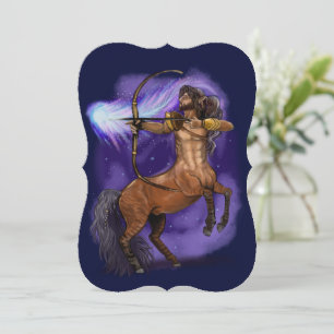 Invitación al Rótulo Sagittarius Zodiac