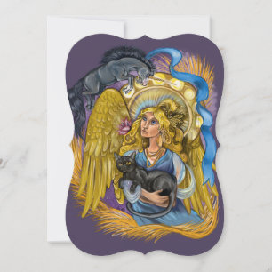 Invitación al Rótulo Virgo Zodiac