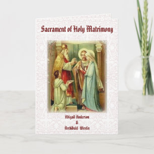 Invitación al Sacramento Boda Católico