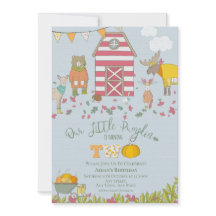 Invitación al segundo cumpleaños de los Amigos del