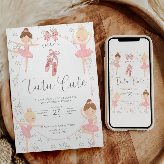 Invitación al segundo cumpleaños de Tutu Cute en r (Subido por el creador)