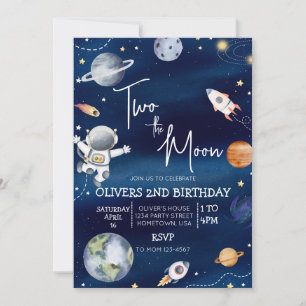 Invitación al segundo cumpleaños del espacio ultra