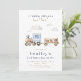 Invitación al segundo cumpleaños del tren | Digita