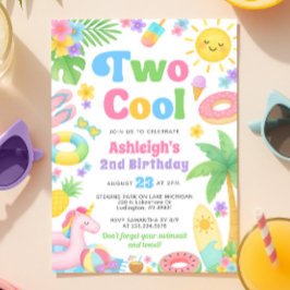 Invitación al segundo cumpleaños del verano - Dos 