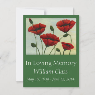 Invitación al servicio conmemorativo