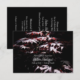 Invitación al servicio conmemorativo Purple Japane