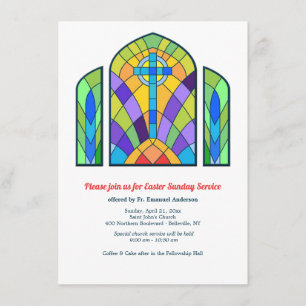 Invitación al Servicio de la Iglesia de Vidrio Pin