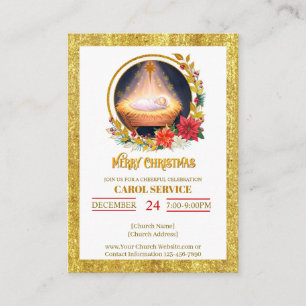 Invitación al Servicio de Villancicos de Navidad