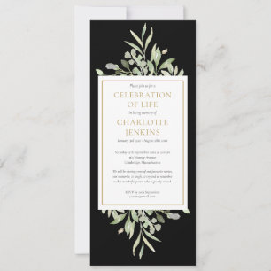 Invitación al Servicio Funerario de Celebración de