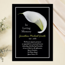 Invitación al Servicio Funerario en Memoria de Flo