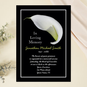 Invitación al Servicio Funerario en Memoria de Flo