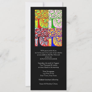 Invitación al servicio matutino (rectángulo delgad