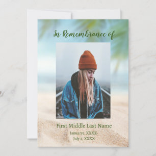 Invitación al Servicio Memorial Playa Océano Mar L