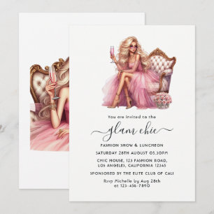 Invitación al Show de Moda Glam