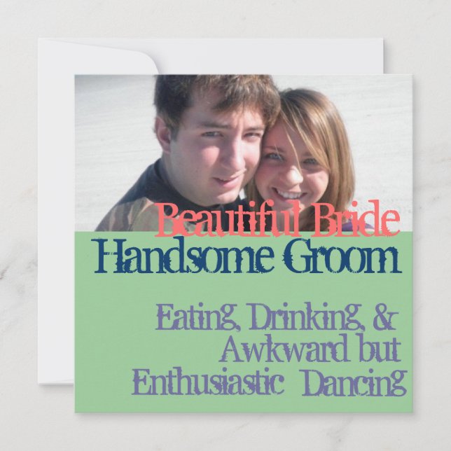 Invitación al sitio web Guardar la fecha... (Anverso)