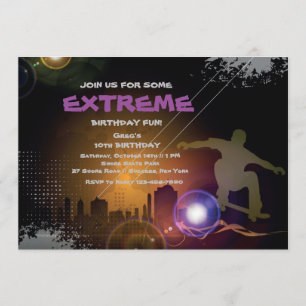 Invitación al Skateboarder Urbano