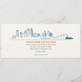 Invitación al Skyline de la ciudad de San Diego