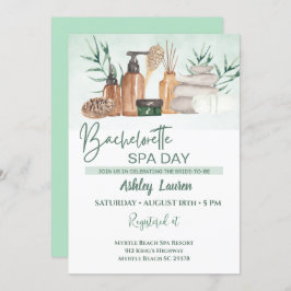 Invitación al Spa de Bachelorette Chicas