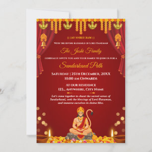 Invitación al Sundarkand Path del Señor Hanuman