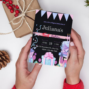 Invitación al tablero de cumpleaños de Juliana