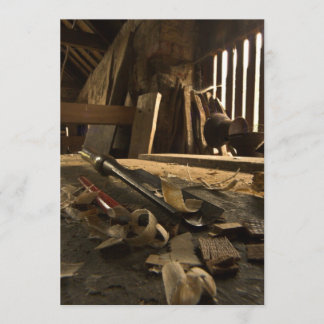 Invitación al taller de carpinteros ocupados