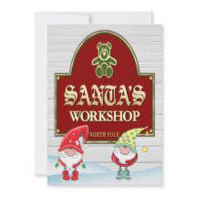 Invitación al taller de Santa Claus