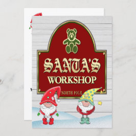 Invitación al taller de Santa Claus