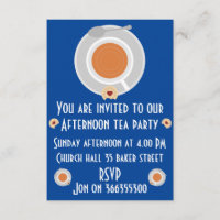 Invitación al té de la tarde
