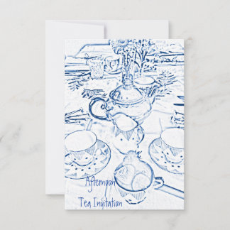 Invitación al té de la tarde