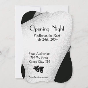 Invitación al teatro nocturno de apertura