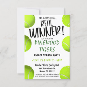 Invitación al tenis