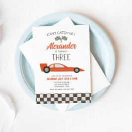 Invitación al Tercer Cumpleaños del Coche de Carre
