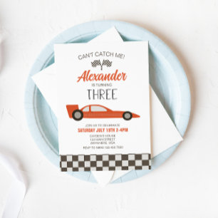 Invitación al Tercer Cumpleaños del Coche de Carre