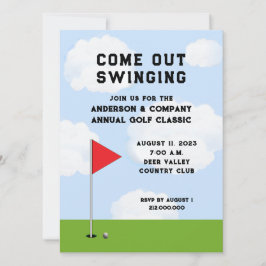 Invitación al Torneo de Golf