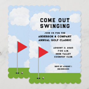 Invitación al torneo de golf
